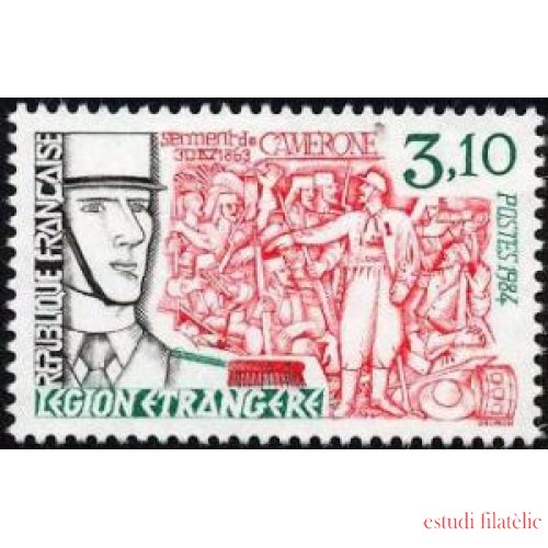 France Francia 2311 1984 Legión extrangera MNH