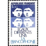 France Francia Nº 2347 1985  La Francofonía Lujo