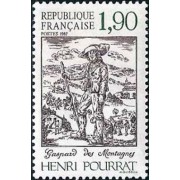 France Francia Nº 2475 1987 Centenario del nacimiento del escritor Henri Pourrat Lujo