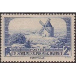 France Francia 311 1936 Molino de Alphonse Daudet MNH France Francia 311 1936 Molino de Alphonse Daudet MNH