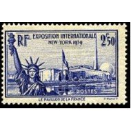 France Francia Nº 458 1940 Exposición internacional de New York  Lujo