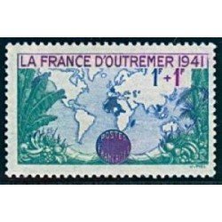 France Francia Nº 503 1941 Por la Francia de ultramar Lujo France Francia Nº 503 1941 Por la Francia de ultramar Lujo