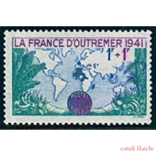 France Francia Nº 503 1941 Por la Francia de ultramar Lujo