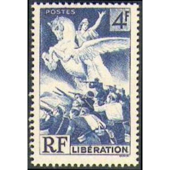 France Francia Nº 669 1945 Liberación Lujo France Francia Nº 669 1945 Liberación Lujo