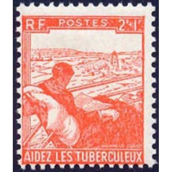 MED/S France Francia Nº 736 1945 A favor de los tuberculosos Lujo MED/S France Francia Nº 736 1945 A favor de los tuberculosos Lujo