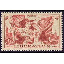 France Francia Nº 739 1945 Liberación de Alsacie y Lorraine MH