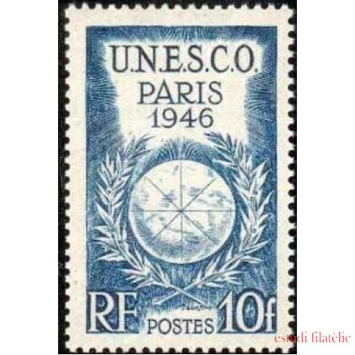 France Francia Nº 771 1946 Conferencia general de la U.N.E.S.CO (Paris) Lujo