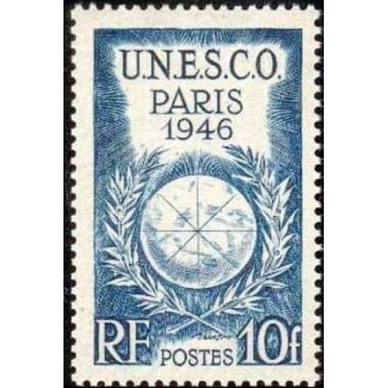 France Francia Nº 771 1946 Conferencia general de la U.N.E.S.CO (Paris) Lujo France Francia Nº 771 1946 Conferencia general de la U.N.E.S.CO (Paris) Lujo