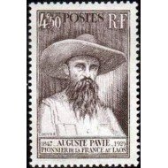 France Francia Nº 784 1947 Centenario del nacimiento del explorador Auguste Pavie Lujo