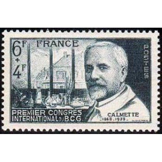MED/S France Francia  Nº 814  1948  1º Congreso Internacional de B.C.G. Lujo
