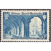 France Francia Nº 888 1951 Abadía de St. Wandrille Lujo