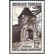 France Francia Nº 921 1952 Puerta de Francia en Vaucouleurs Lujo