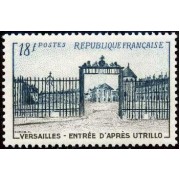 France Francia Nº 988 1954 Verja de entrada del castillo de Versailles Lujo
