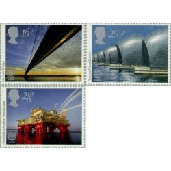 Gran Bretaña 1091/93 1983 Europa Grandes obras MNH Gran Bretaña 1091/93 1983 Europa Grandes obras MNH