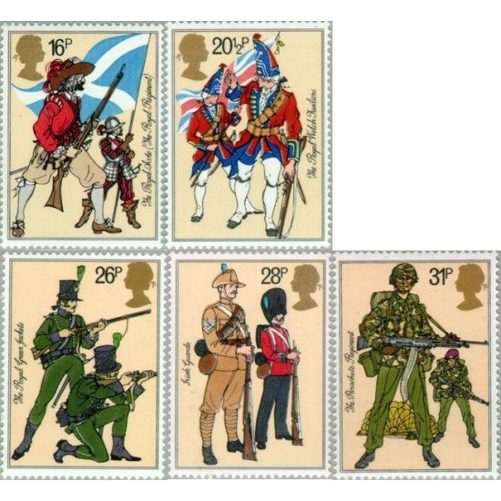 Gran Bretaña 1094/98 1983 La Armada británica MNH Gran Bretaña 1094/98 1983 La Armada británica MNH