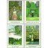 Gran Bretaña 1100/03 1983 Jardines británicos MNH