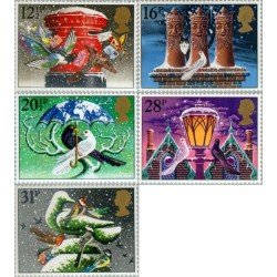 Gran Bretaña 1108/12 1983 Navidad MNH Gran Bretaña 1108/12 1983 Navidad MNH