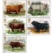 FAU2/S Gran Bretaña  UK  Nº 1117/21  1984  Cría bovina Lujo