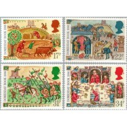 REL/S Gran Bretaña 1226/29 1986  Vida medieval  MNH