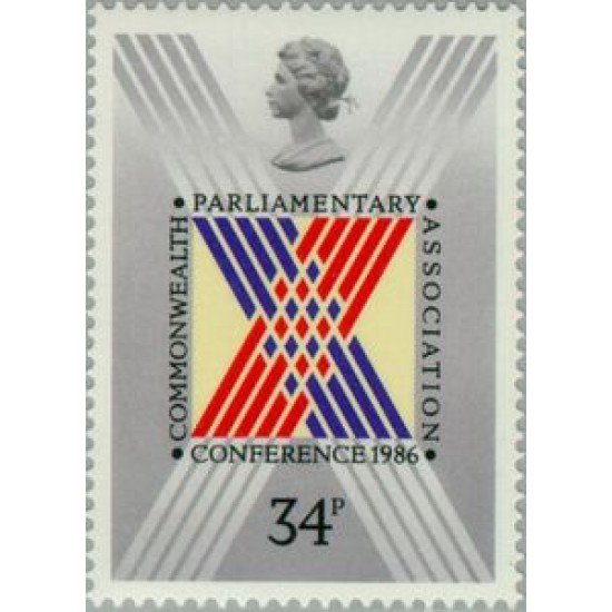 Gran Bretaña 1238 1986 Conferencia anual parlamente de la Commonweath MNH