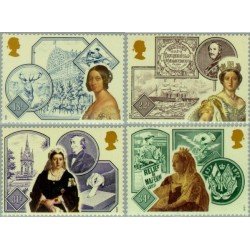 Gran Bretaña 1279/82 1987 Reina Victoria MNH Gran Bretaña 1279/82 1987 Reina Victoria MNH