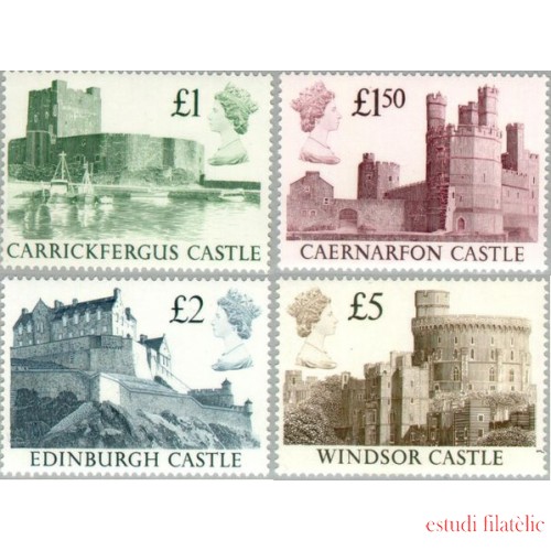 Gran Bretaña - 1340/43 - 1988 Castillos británicos Lujo