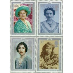Gran Bretaña 1469/72 1990 90º Aniv. de la reina-madre MNH Gran Bretaña 1469/72 1990 90º Aniv. de la reina-madre MNH