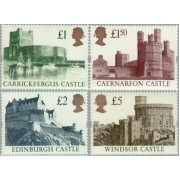 Gran Bretaña - 1615/18 - 1992 Serie castillos británicos Lujo