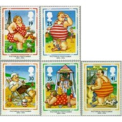 Gran Bretaña - 1753/57 - 1994 Cent.de la carta postal iliustrada MNH Gran Bretaña - 1753/57 - 1994 Cent.de la carta postal iliustrada MNH