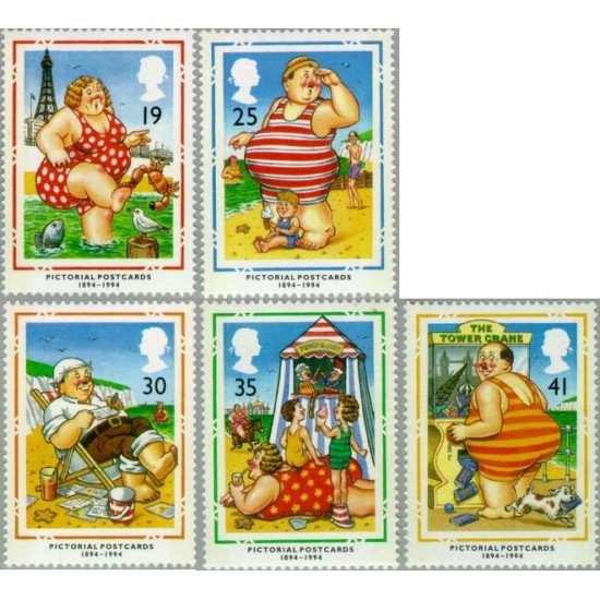Gran Bretaña - 1753/57 - 1994 Cent.de la carta postal iliustrada MNH