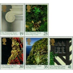 Gran Bretaña - 1809/13 - 1995 100º Aniv. de la fundación nacional de los monumentos históricos MNH Gran Bretaña - 1809/13 - 1995 100º Aniv. de la fundación nacional de los monumentos históricos MNH