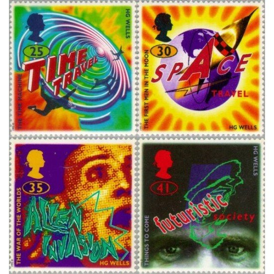 Gran Bretaña - 1822/25 - 1995 Ciencia ficción- MNH