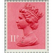 Gran Bretaña - 784A - 1980 Serie-Isabel II-rosa,carmín Lujo