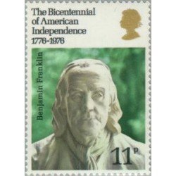 Gran Bretaña 794 1976 Bicentenario independencia de EEUU MNH Gran Bretaña 794 1976 Bicentenario independencia de EEUU MNH