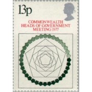Gran Bretaña - 833 - 1977 Conferencia cumbre de la Commonwealth Lujo