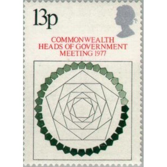 Gran Bretaña 833 1977 Conferencia cumbre de la Commonwealth MNH
