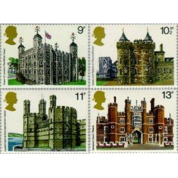 Gran Bretaña - 859/62 - 1978 Palcios y castillos reales históricos-Gran Bretaña MNH Gran Bretaña - 859/62 - 1978 Palcios y castillos reales históricos-Gran Bretaña MNH