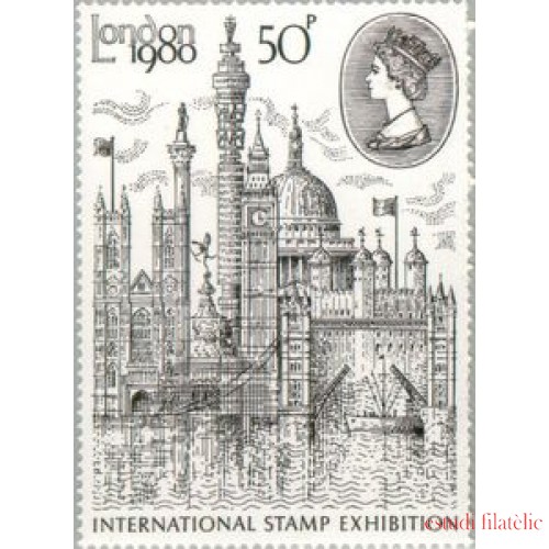 Gran Bretaña 931 1980 Exp. filatélica internacional Londres 1980 MNH