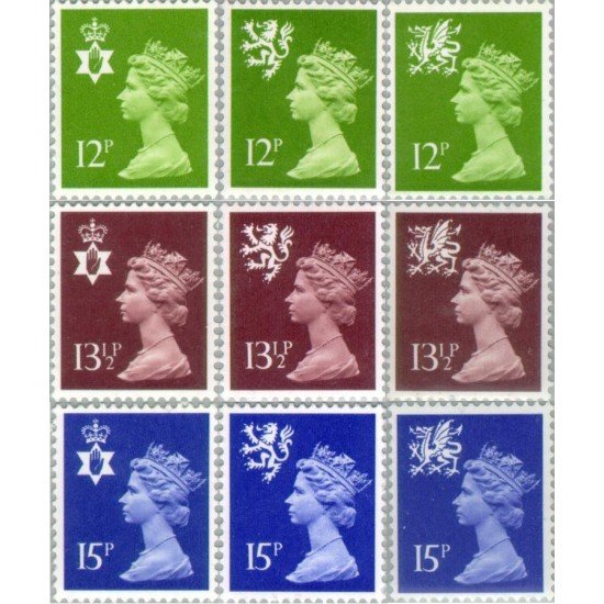 Gran Bretaña - 941/49 - 1980 Serie Isabel II MNH