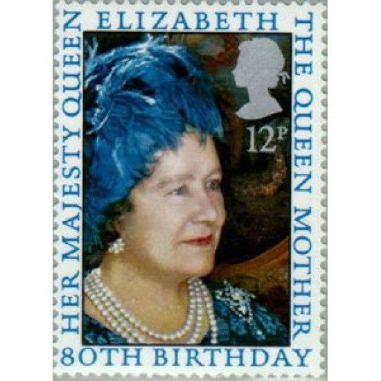 Gran Bretaña 950 1980 80º Aniv. de la reina-madre MNH
