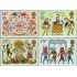 FAU5/S  Gran Bretaña  972/75 1981 Europa y el folklore-costumbres tradicionales MNH