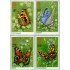 FAU3/S Gran Bretaña  992/95 1981 Fauna Mariposas MNH