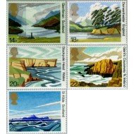 Gran Bretaña 996/00 1981 Patrimonioi nacional Lugares MNH