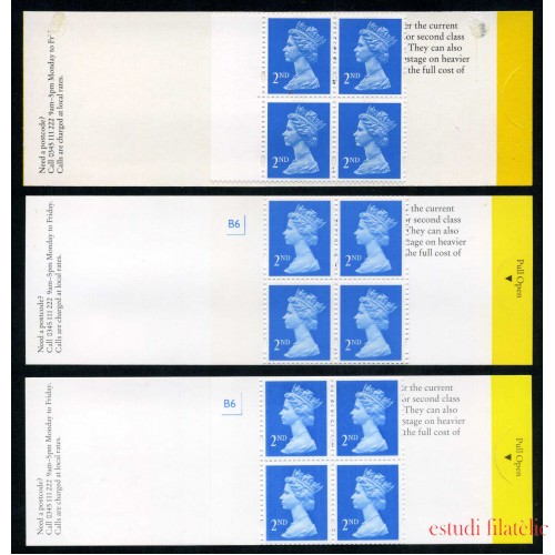 Gran Bretaña - 1473bloque4-C - 1995 Isabel II Carnet bloque 4 sellos tipo nº 1473 Lujo