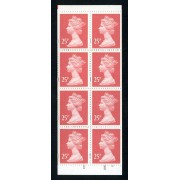 Gran Bretaña - 1710(II)-C - 1993 Isabel II Carnet banda vertical 8 sellos nº 1710 Lujo