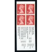 Gran Bretaña - 1715(I)-C - 1993 Isabel II Carnet bloque 4 sellos nº 1715 Lujo