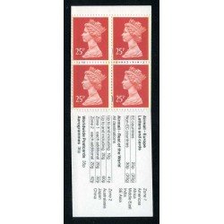 Gran Bretaña - 1715(I)-C - 1993 Isabel II Carnet bloque 4 sellos nº 1715 Gran Bretaña - 1715(I)-C - 1993 Isabel II Carnet bloque 4 sellos nº 1715