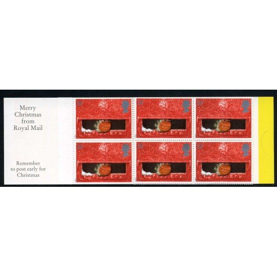 Gran Bretaña - 1842-C - 1995 Navidad Carnet banda hrizontal 20 sellos nº 1842