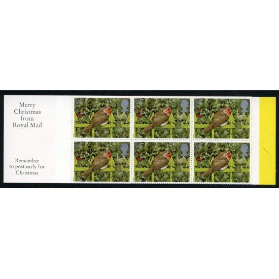 Gran Bretaña - 1843-C - 1995 Navidad Carnet banda horizontal 10 sellos nº 1843