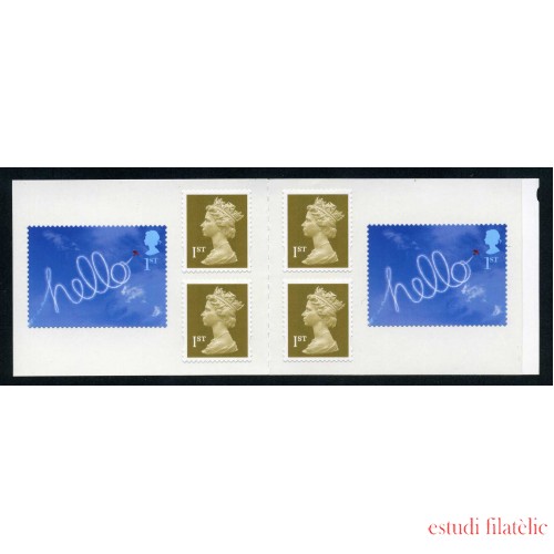 Gran Bretaña - 2414-C - 2003 Acontecimientos especiales Hello Carnet 6 sellos 2 nº 2414+ 4 nº 241a 